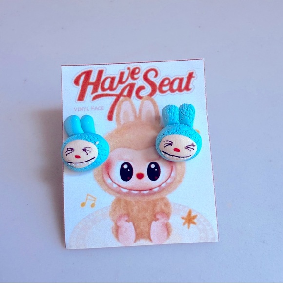 NWOT 1 Handmade Labubu SS Earrings - Picture 5 of 7